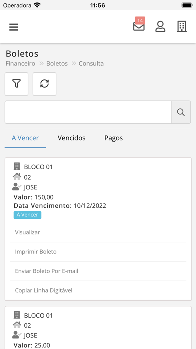 Síndicos Online Screenshot