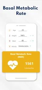 BMI, BMR & Body Fat Calculator screenshot #5 for iPhone