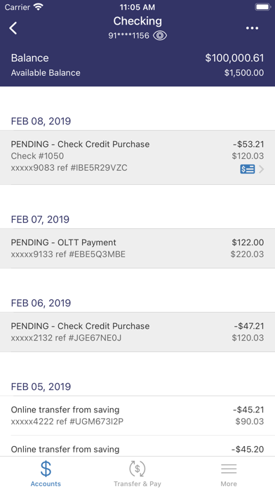 Laredo Federal Credit Union Screenshot