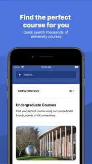 uni compare: degree courses uk iphone screenshot 2