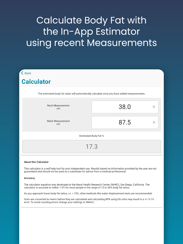 Body Measurement - Measure Up