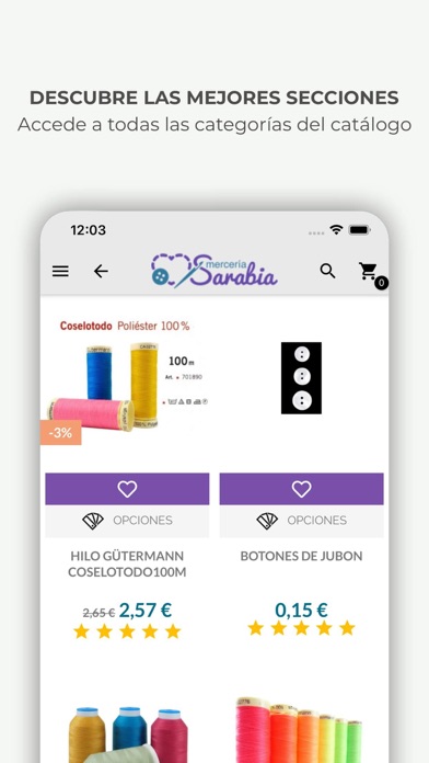 Mercería Sarabia Screenshot