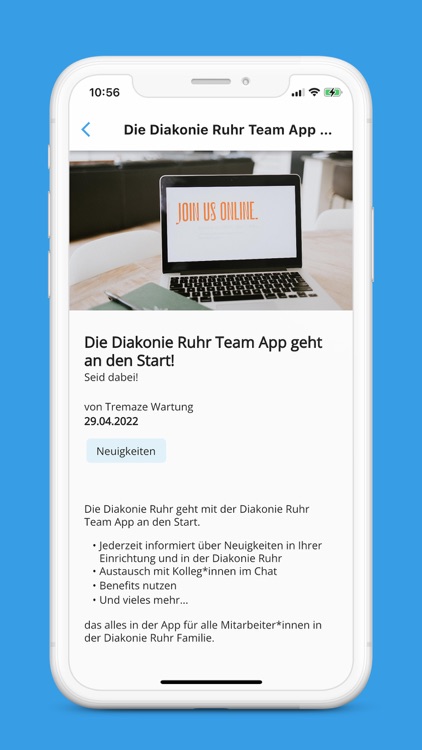 Diakonie Ruhr Team App
