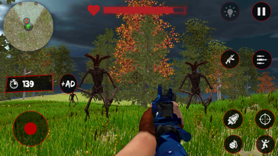 Horror Head Monster Hunt Game Screenshot