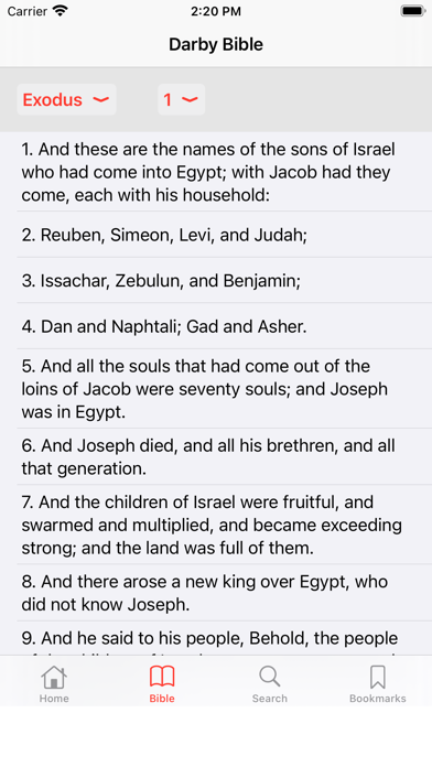 Darby Bible Translation Screenshot