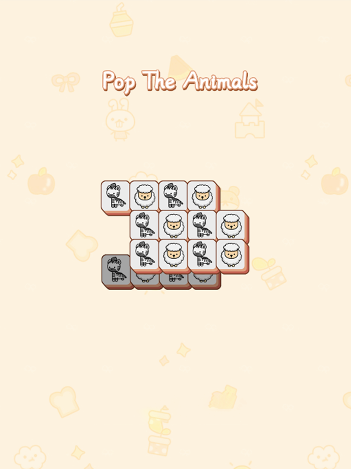 pop animals together-matching