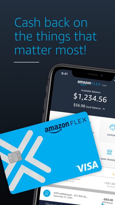 Amazon Flex Debit Card Screenshot