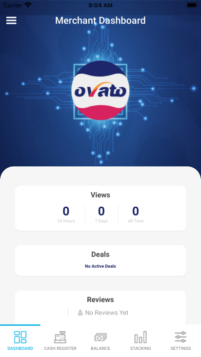 Ovato Merchant Wallet Screenshot