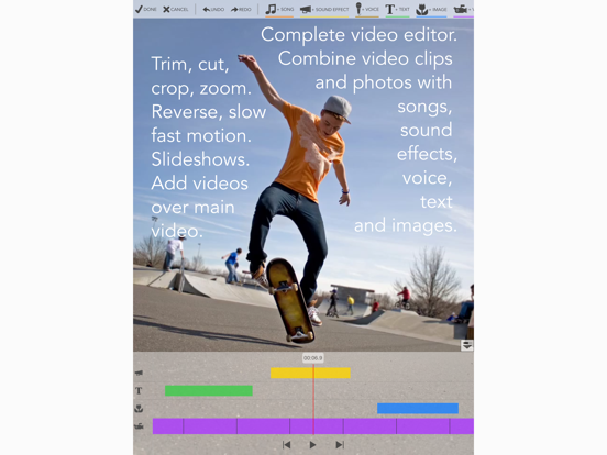 Videocraft - Video Editor Pro iPad app afbeelding 1