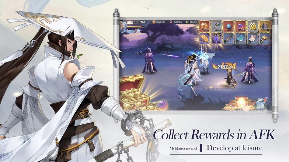#2. BeyondWarrior:Idle RPG (iOS) 由: LR Game