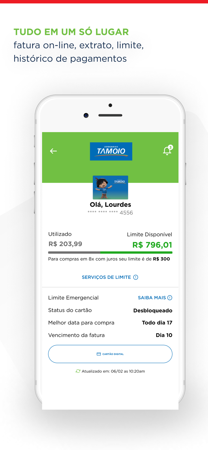 Cartão Tamoio