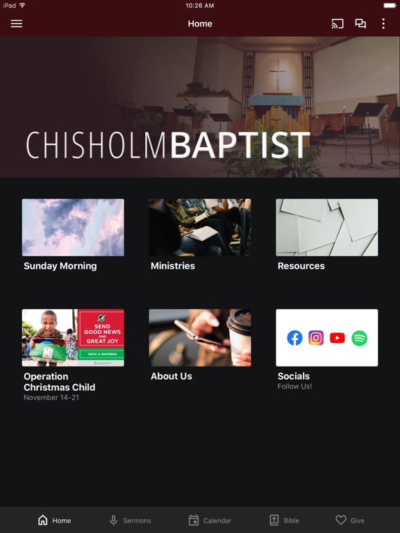 Screenshot #4 pour Chisholm Baptist Church