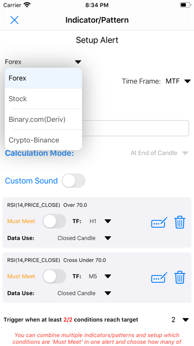 Forex Alerts - Trading Signals Screenshot