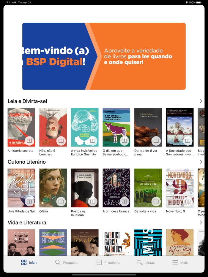 BibliON seu app de leitura