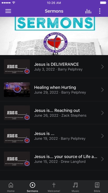 New Beginnings Outreach Min.