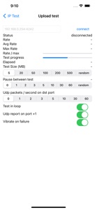 IP Test - Bandwidth test screenshot #2 for iPhone