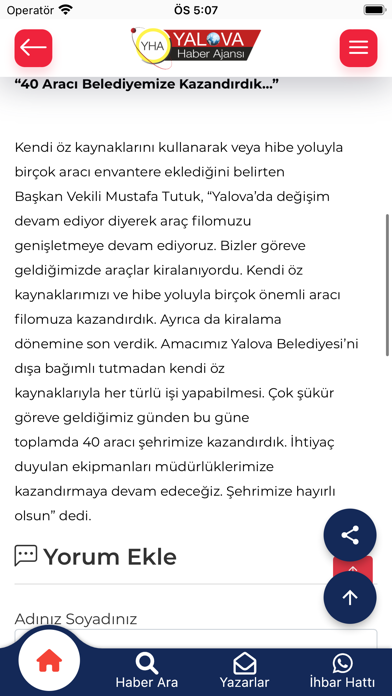 Yalova Haber Ajansı Screenshot