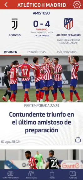 Game screenshot Atlético de Madrid apk
