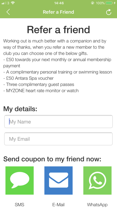 BrightLime Health and Fitness Screenshot