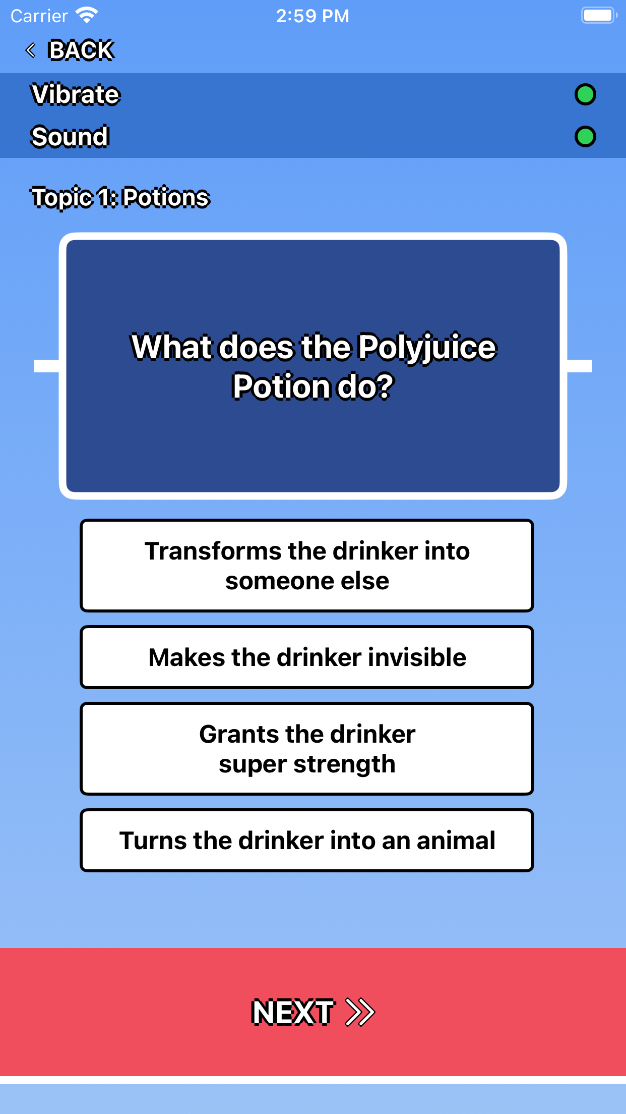 Harry Potter Trivia