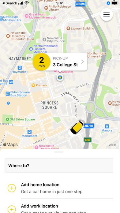 Budget Taxis Screenshot