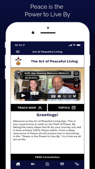 Art of Peaceful Living Screenshot