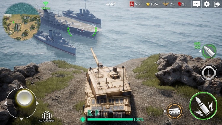 Tank Warfare: PvP Battle Game screenshot-0