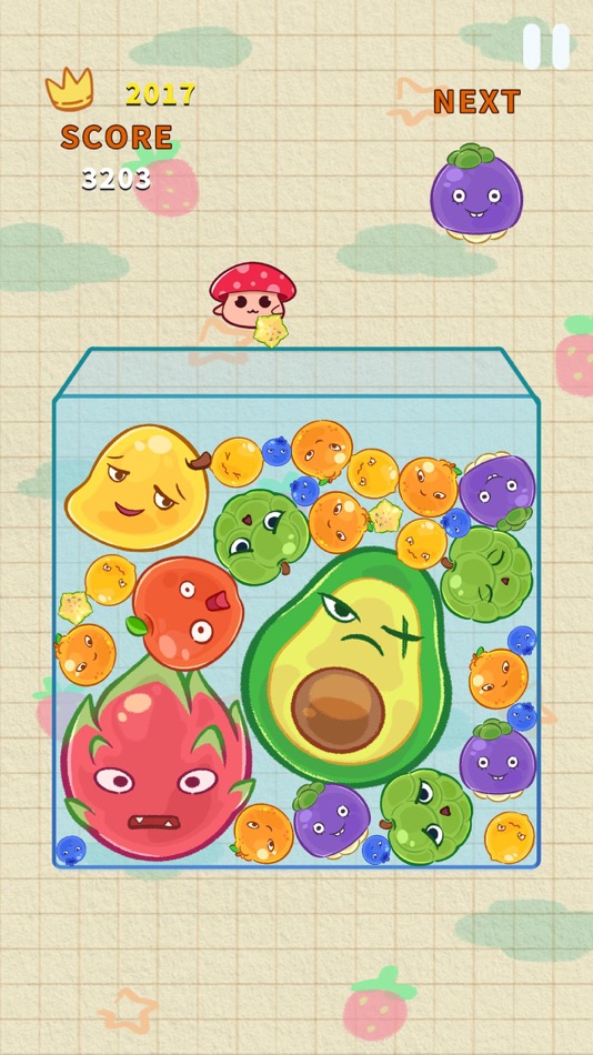 #3. Merge Avocado: Combine Fruits (iOS) 由: HAPIGA VIET NAM COMPANY LIMITED