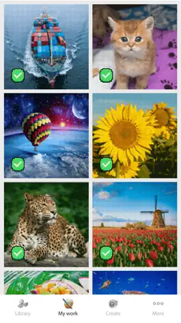 Game screenshot Cross Stitch Color by Number mod apk