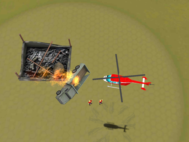 ‎Helicopter Rescue Team Game Screenshot