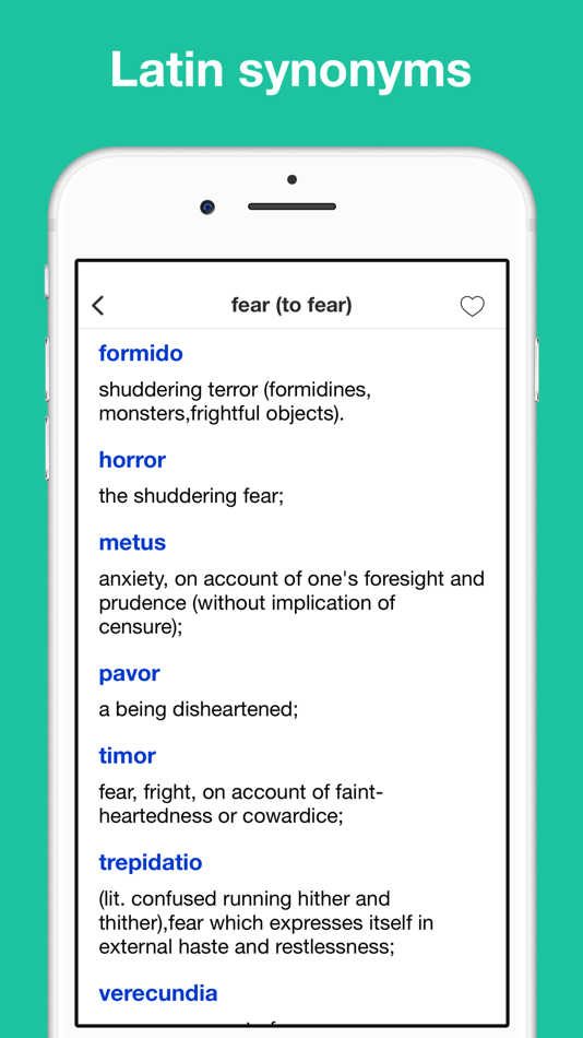 #2. Latin synonym handbook (iOS) 由: Ngoc Anh