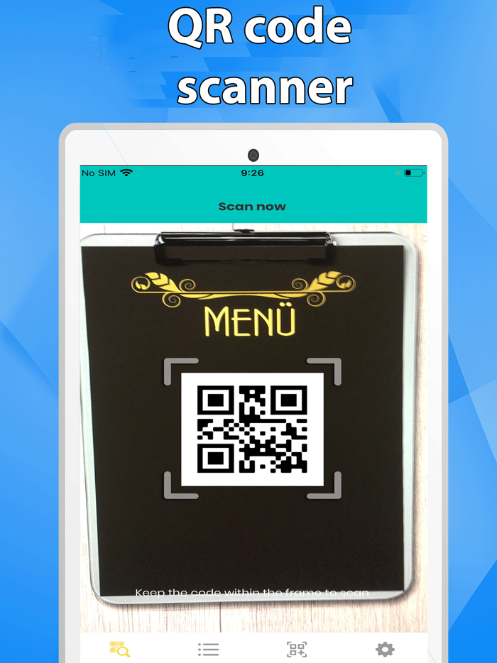 Qr code scanner Scan barcode