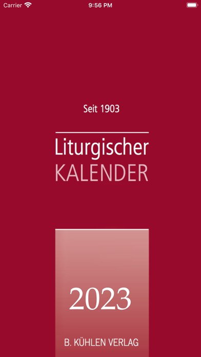 Liturgischer Kalender 2023 Screenshot