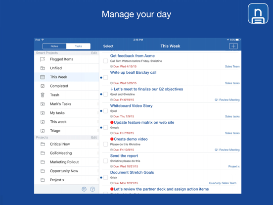 Notate for Microsoft 365 iPad screenshot 6 - Business app