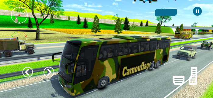 Army Bus Driving Games