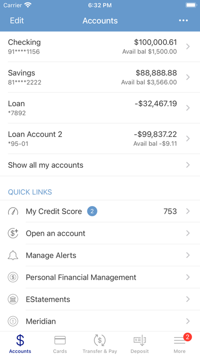 Opportunity Bank of MT Mobile Screenshot