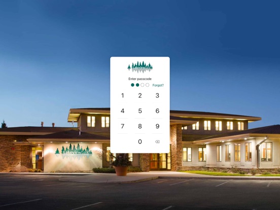 Lakeview Bank Mobile App iPad screenshot 2 - Finance app