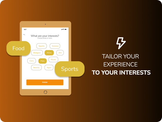 Insaka iPad screenshot 1 - Social Networking app