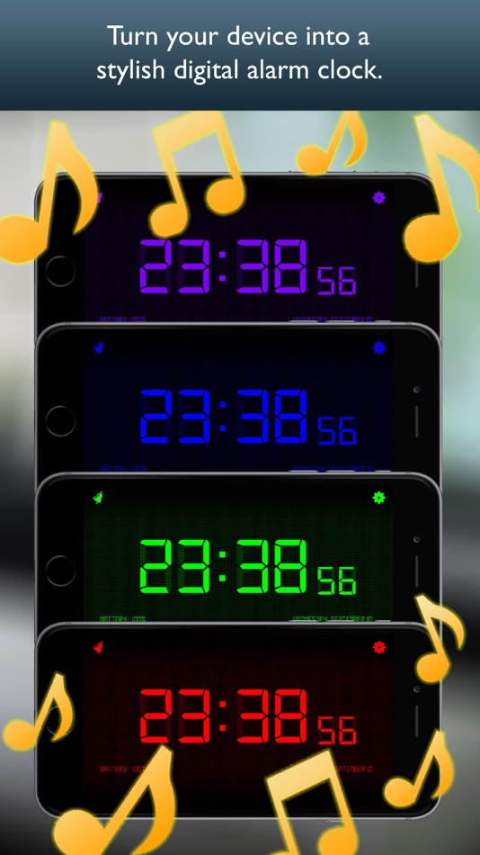 #1. Digital Alarm Clock Timer (iOS) 게시자: luca calciano