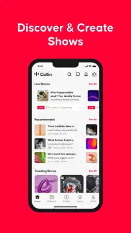 Game screenshot Callin - Social Podcasting hack