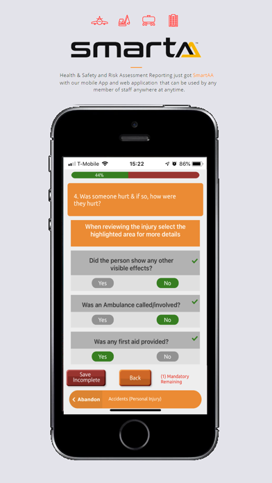 Smartaa Reporting Screenshot