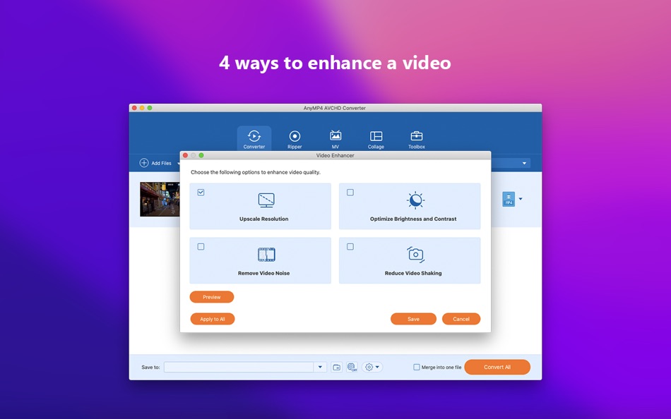 #4. AnyMP4 AVCHD Converter Player (macOS) 来自: AnyMP4 Studio