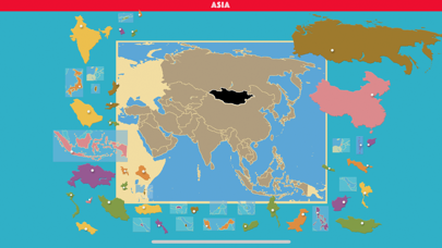 Asia - Montessori Geography Screenshot