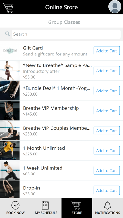 Breathe Fitness Screenshot