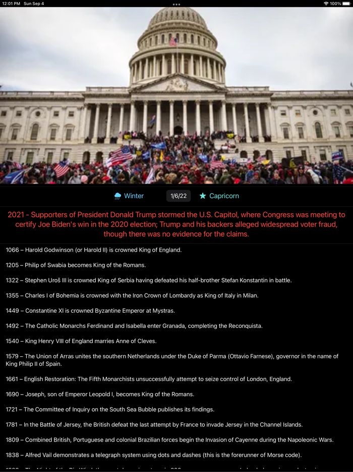 Today - On this day in History