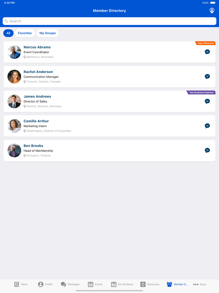 Leading Association Mobile