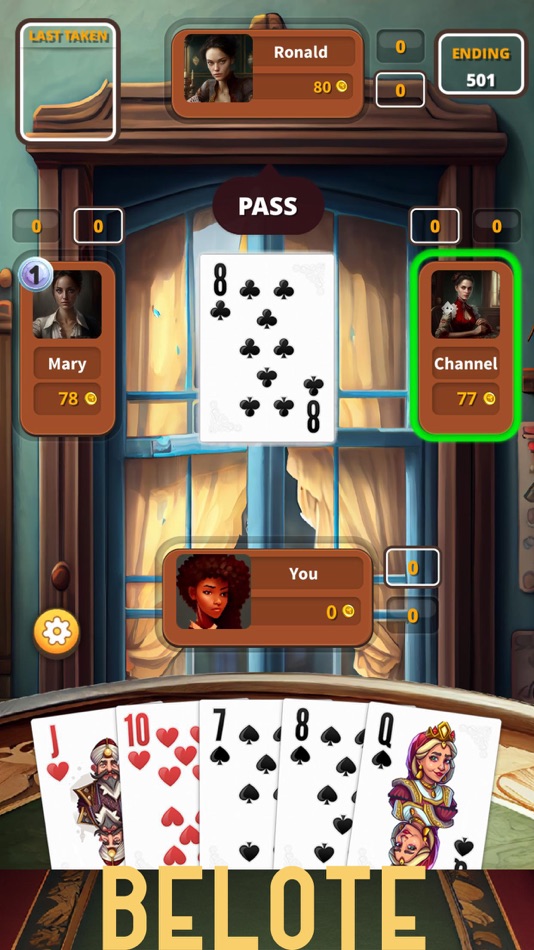 #1. Belote DLY (iOS) 由: DLY