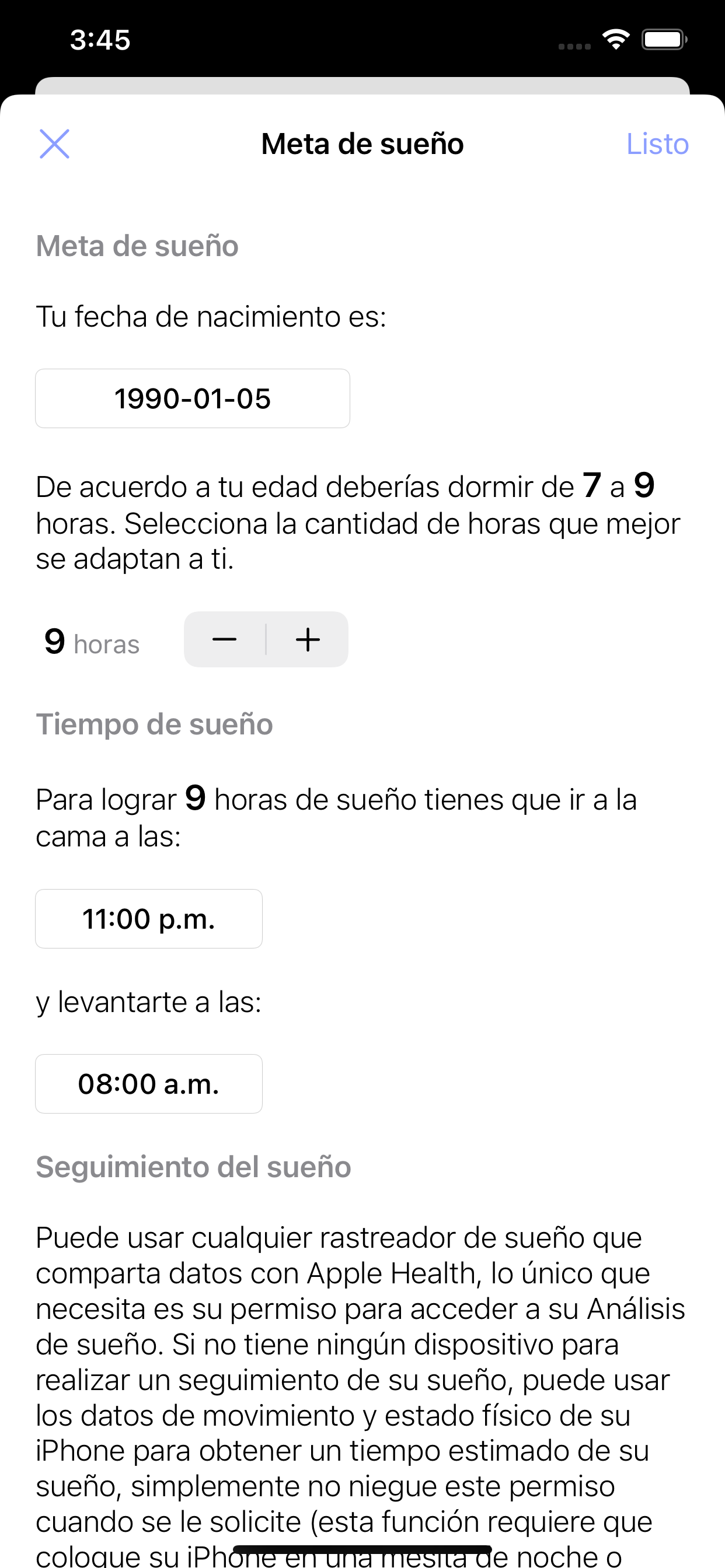 Bacu Sueño