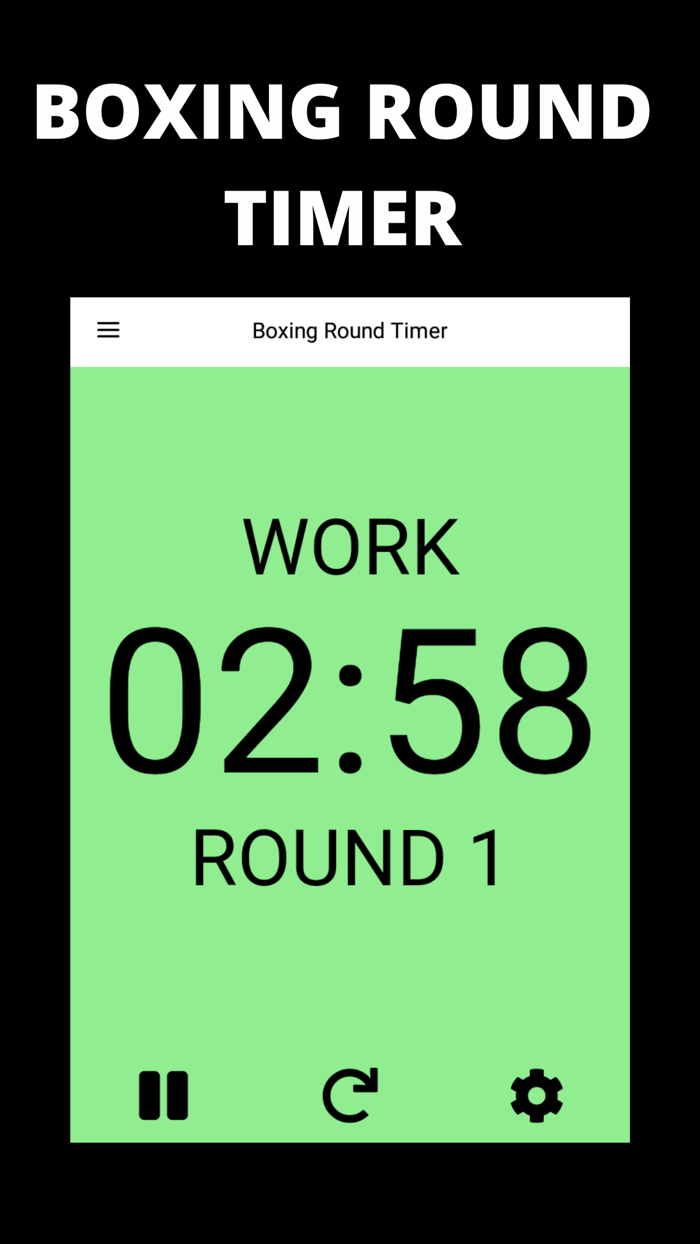 Boxing Round Timer App