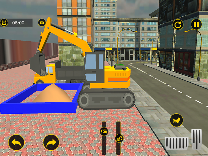 Futuristic Excavator Simulator